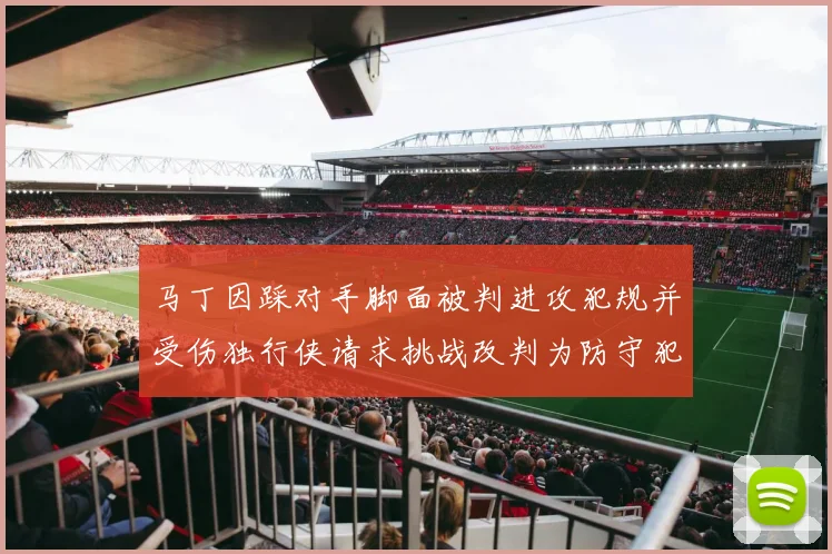 马丁因踩对手脚面被判进攻犯规并受伤独行侠请求挑战改判为防守犯规